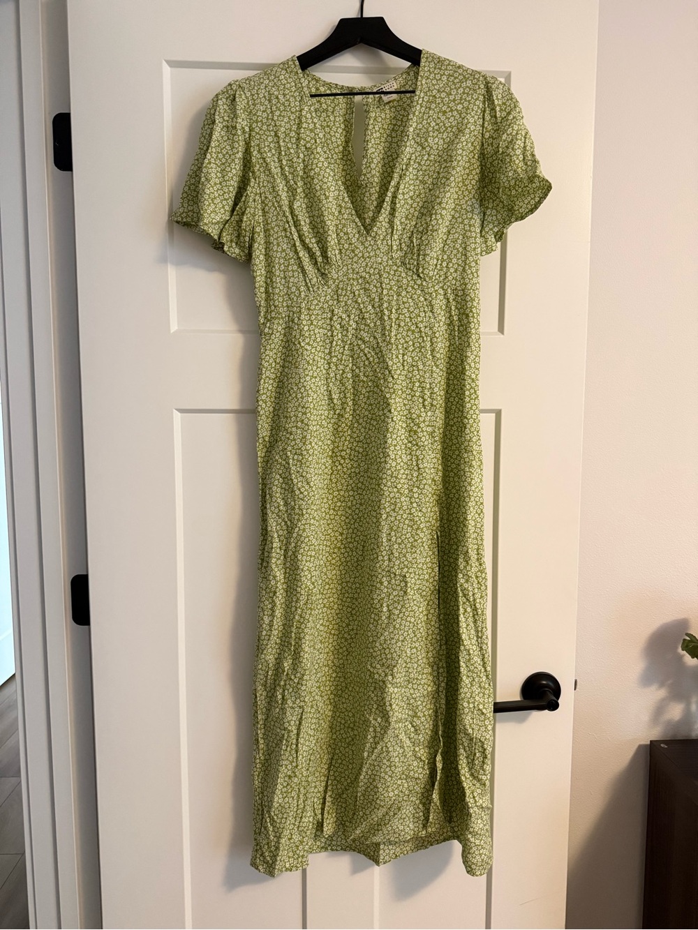 Billabong Light Green Floral Maxi Dress